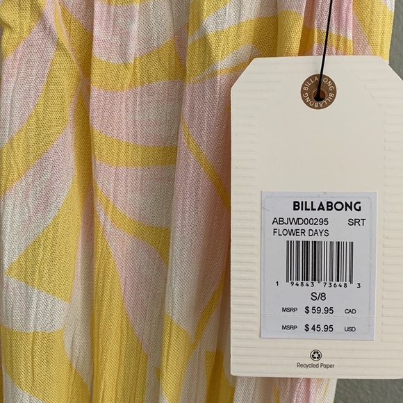 NWT Billabong Flower Days Romper - Picture 5 of 6